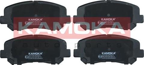 Kamoka JQ101005 - Тормозные колодки, дисковые, комплект autospares.lv