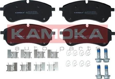 Kamoka JQ101025 - Тормозные колодки, дисковые, комплект autospares.lv