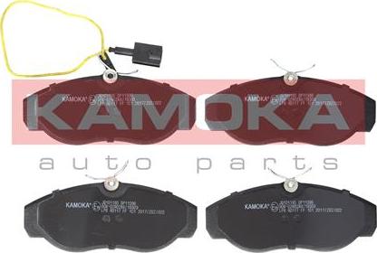 Kamoka JQ101195 - Тормозные колодки, дисковые, комплект autospares.lv