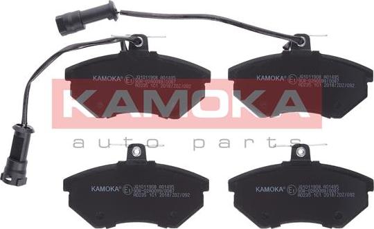 Kamoka JQ1011908 - Тормозные колодки, дисковые, комплект autospares.lv