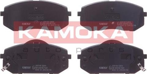 Kamoka JQ101149 - Тормозные колодки, дисковые, комплект autospares.lv