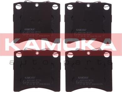 Kamoka JQ1011444 - Тормозные колодки, дисковые, комплект autospares.lv