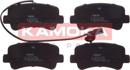 Kamoka JQ101144 - Тормозные колодки, дисковые, комплект autospares.lv