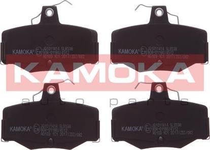 Kamoka JQ1011414 - Тормозные колодки, дисковые, комплект autospares.lv