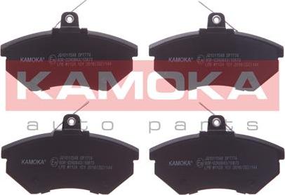 Kamoka JQ1011548 - Тормозные колодки, дисковые, комплект autospares.lv