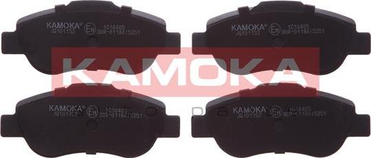 Kamoka JQ101152 - Тормозные колодки, дисковые, комплект autospares.lv