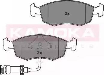 Kamoka JQ1011692 - Тормозные колодки, дисковые, комплект autospares.lv