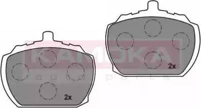 Kamoka JQ1011666 - Тормозные колодки, дисковые, комплект autospares.lv