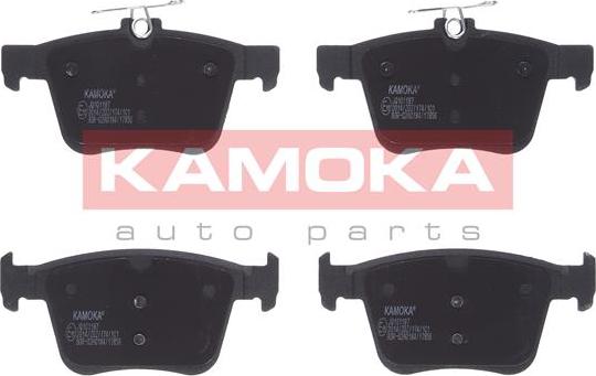 Kamoka JQ101187 - Тормозные колодки, дисковые, комплект autospares.lv