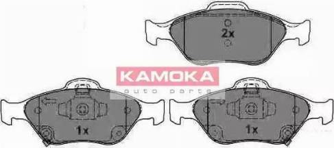 Kamoka JQ101137 - Тормозные колодки, дисковые, комплект autospares.lv