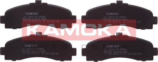 Kamoka JQ1011718 - Тормозные колодки, дисковые, комплект autospares.lv