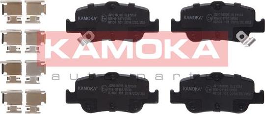 Kamoka JQ1018096 - Тормозные колодки, дисковые, комплект autospares.lv