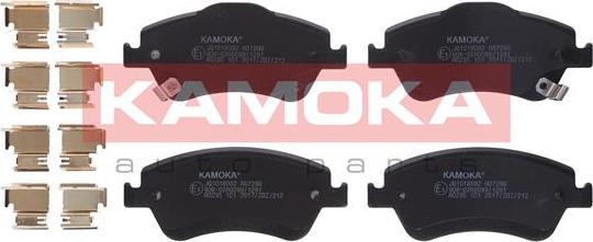 Kamoka JQ1018092 - Тормозные колодки, дисковые, комплект autospares.lv