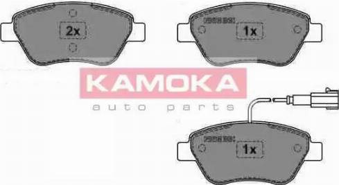 Kamoka JQ1018114 - Тормозные колодки, дисковые, комплект autospares.lv