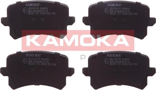 Kamoka JQ1018116 - Тормозные колодки, дисковые, комплект autospares.lv