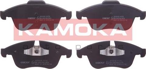 Kamoka JQ1018136 - Тормозные колодки, дисковые, комплект autospares.lv