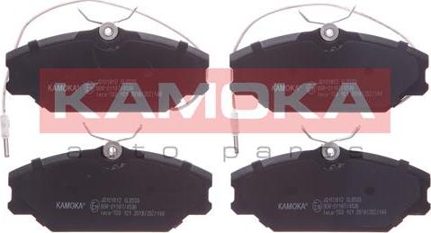 Kamoka JQ101812 - Тормозные колодки, дисковые, комплект autospares.lv