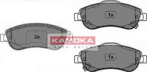 Kamoka JQ1018396 - Тормозные колодки, дисковые, комплект autospares.lv