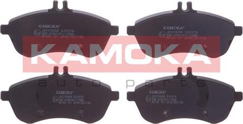Kamoka JQ1018398 - Тормозные колодки, дисковые, комплект autospares.lv