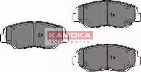 Kamoka JQ1018296 - Тормозные колодки, дисковые, комплект autospares.lv