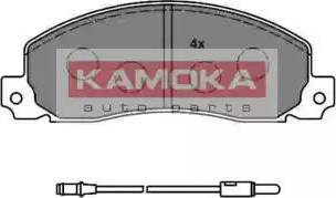 Kamoka JQ101828 - Тормозные колодки, дисковые, комплект autospares.lv