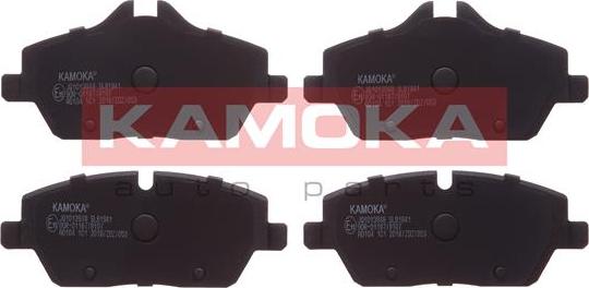 Kamoka JQ1013948 - Тормозные колодки, дисковые, комплект autospares.lv