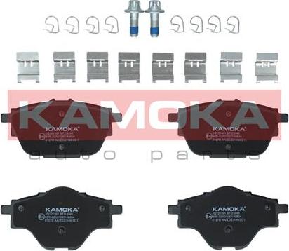 Kamoka JQ101391 - Тормозные колодки, дисковые, комплект autospares.lv