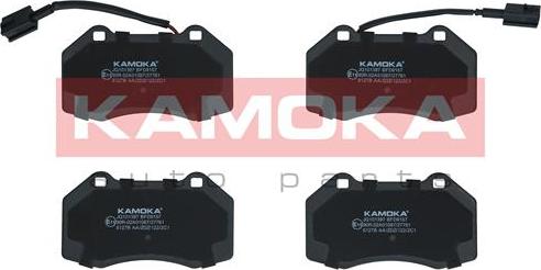 Kamoka JQ101397 - Тормозные колодки, дисковые, комплект autospares.lv