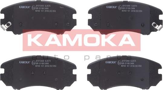 Kamoka JQ1013466 - Тормозные колодки, дисковые, комплект autospares.lv