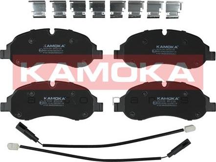 Kamoka JQ101341 - Тормозные колодки, дисковые, комплект autospares.lv