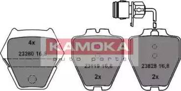 Kamoka JQ1013420 - Тормозные колодки, дисковые, комплект autospares.lv