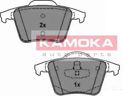 Kamoka JQ1013564 - Тормозные колодки, дисковые, комплект autospares.lv