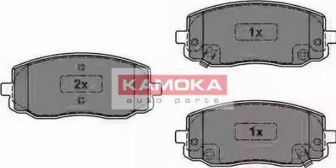 Kamoka JQ1013566 - Тормозные колодки, дисковые, комплект autospares.lv