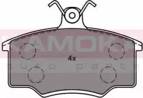 Kamoka JQ101350 - Тормозные колодки, дисковые, комплект autospares.lv