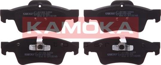 Kamoka JQ1013662 - Тормозные колодки, дисковые, комплект autospares.lv