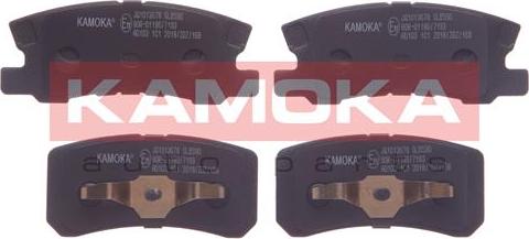 Kamoka JQ1013678 - Тормозные колодки, дисковые, комплект autospares.lv