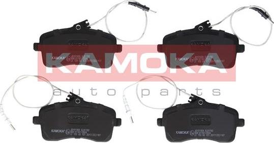 Kamoka JQ101309 - Тормозные колодки, дисковые, комплект autospares.lv