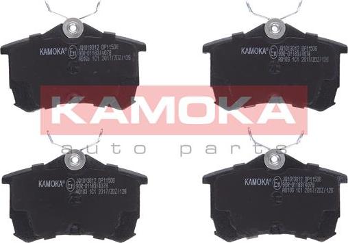 Kamoka JQ1013012 - Тормозные колодки, дисковые, комплект autospares.lv