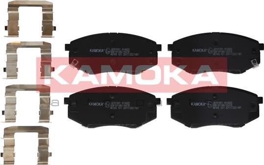 Kamoka JQ101301 - Тормозные колодки, дисковые, комплект autospares.lv