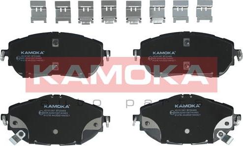 Kamoka JQ101387 - Тормозные колодки, дисковые, комплект autospares.lv