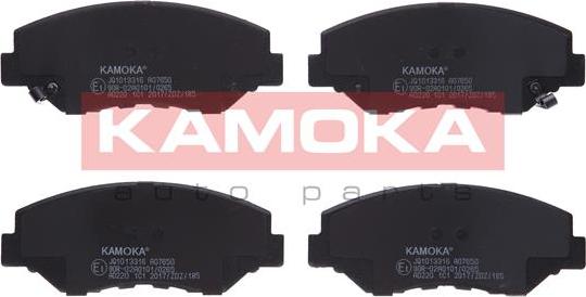 Kamoka JQ1013316 - Тормозные колодки, дисковые, комплект autospares.lv