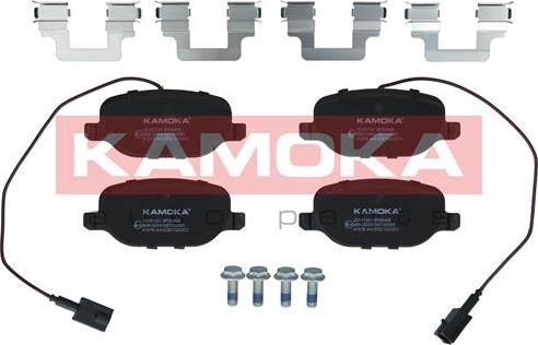 Kamoka JQ101321 - Тормозные колодки, дисковые, комплект autospares.lv