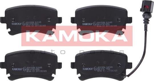 Kamoka JQ1013288 - Тормозные колодки, дисковые, комплект autospares.lv