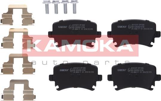 Kamoka JQ1013272 - Тормозные колодки, дисковые, комплект autospares.lv