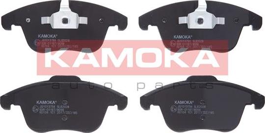 Kamoka JQ1013794 - Тормозные колодки, дисковые, комплект autospares.lv