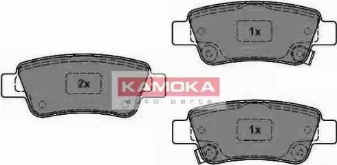 Kamoka JQ1013764 - Тормозные колодки, дисковые, комплект autospares.lv