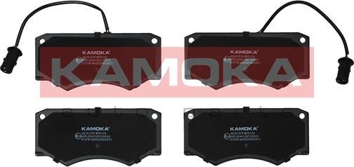 Kamoka JQ101370 - Тормозные колодки, дисковые, комплект autospares.lv