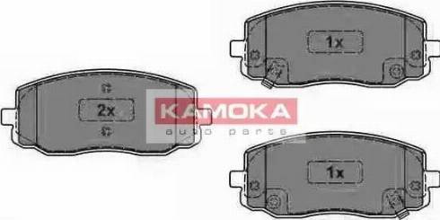 Kamoka JQ1013772 - Тормозные колодки, дисковые, комплект autospares.lv