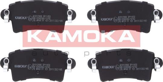 Kamoka JQ1012906 - Тормозные колодки, дисковые, комплект autospares.lv