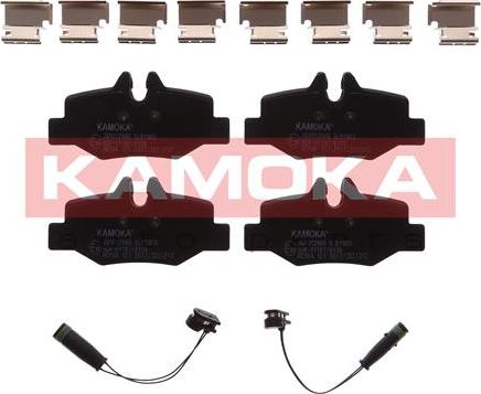 Kamoka JQ1012988 - Тормозные колодки, дисковые, комплект autospares.lv